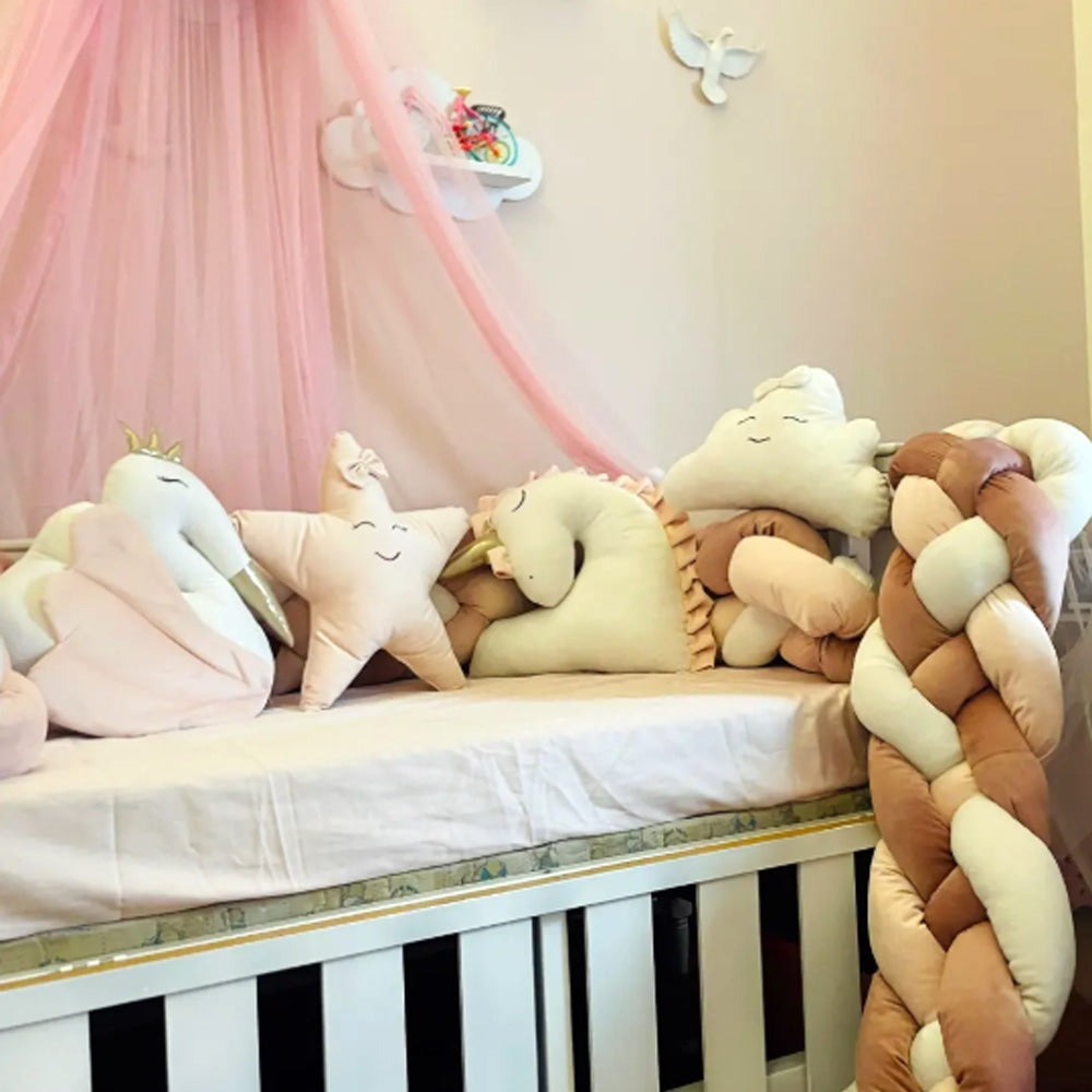 Baby Cot - Bedding Set - Cloud Powder Pink β Baby Cot Bedding price in Pakistan
