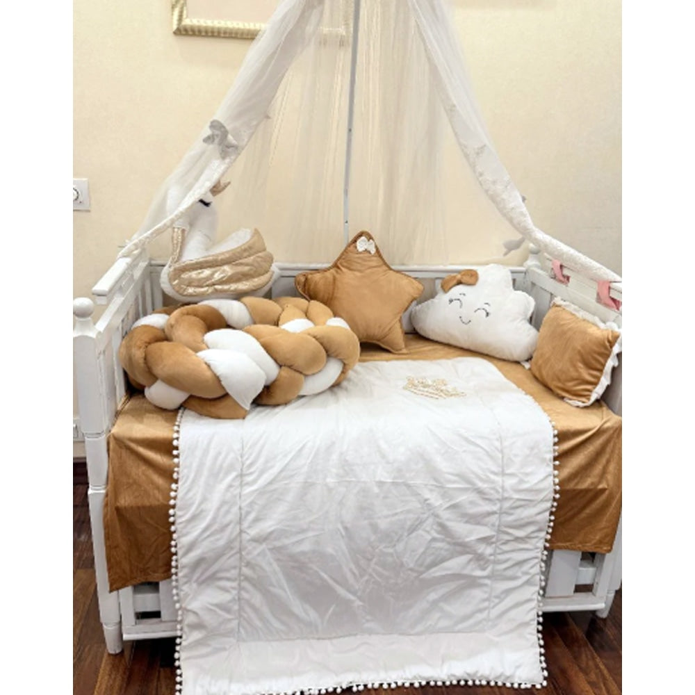 Baby Cot - Bedding Set - Golden Swan — view 4