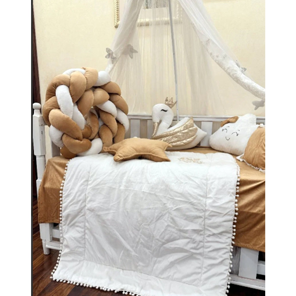 Baby Cot - Bedding Set - Golden Swan — view 5