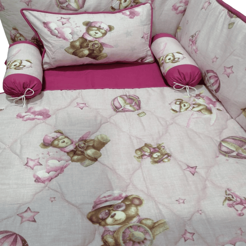Baby Cot - Bedding Set - Pompous Teddy Bear — Baby Cot Bedding price in Pakistan