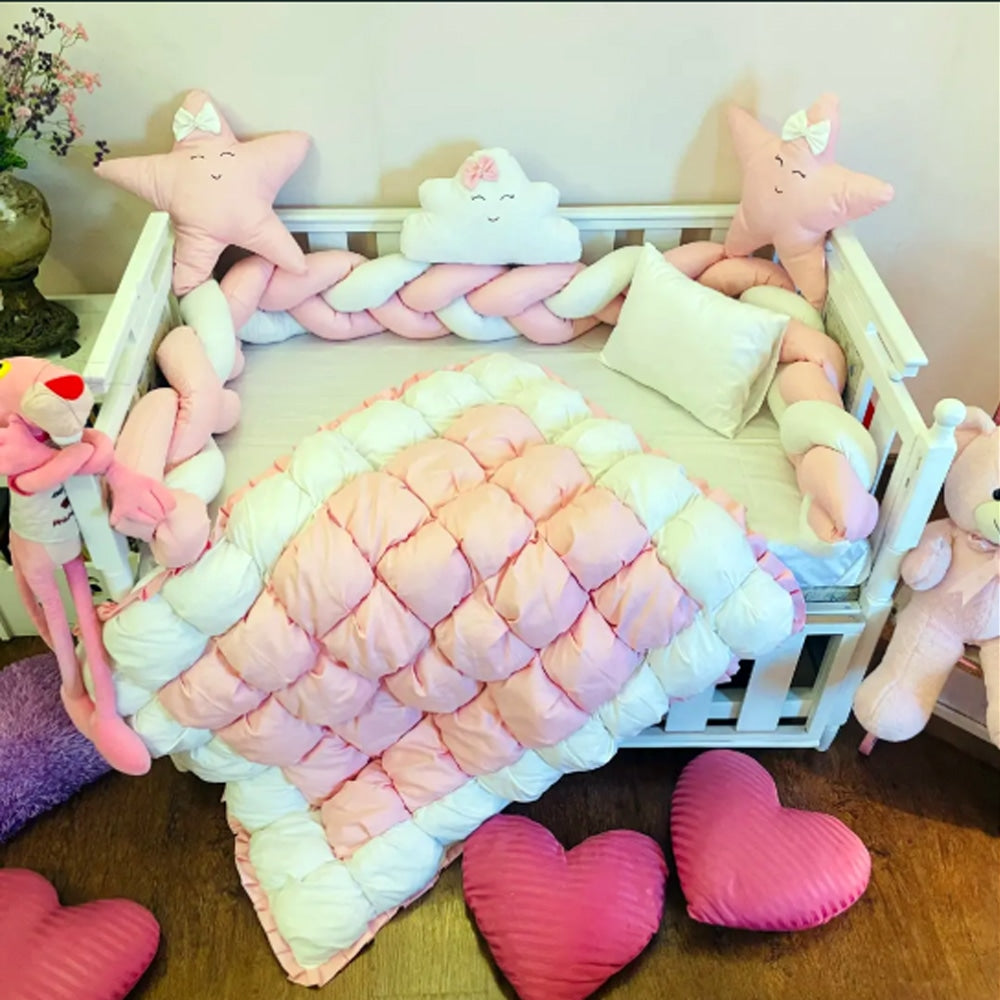 Baby Cot - Bedding Set - Tiny Haven Pink — Baby Cot Bedding price in Pakistan