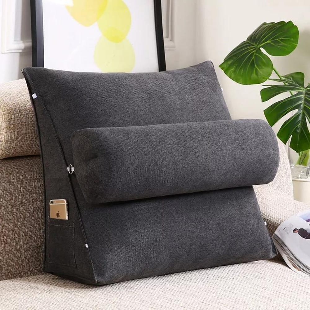 Back Support Cushion - Dark Grey โ Back Support Cushions price in Pakistan