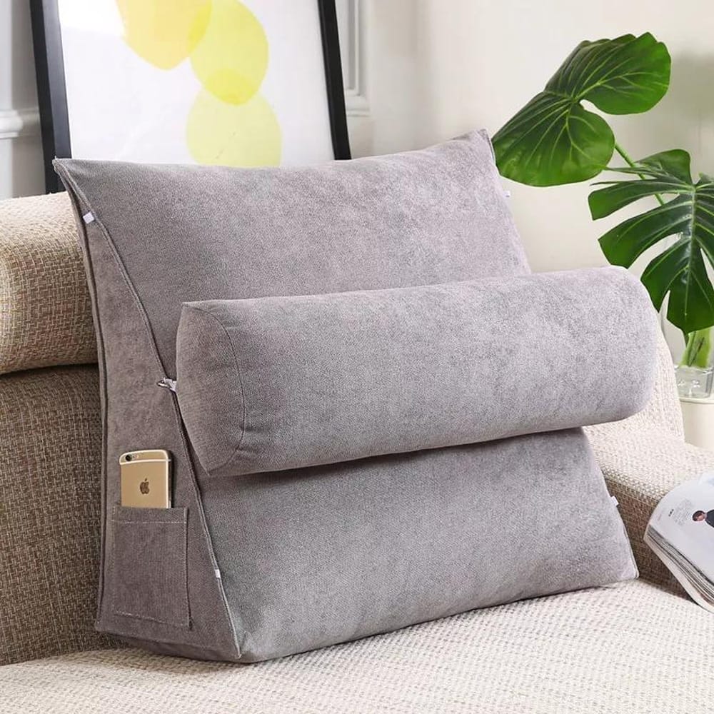 Back Support Cushion - Grey โ Back Support Cushions price in Pakistan