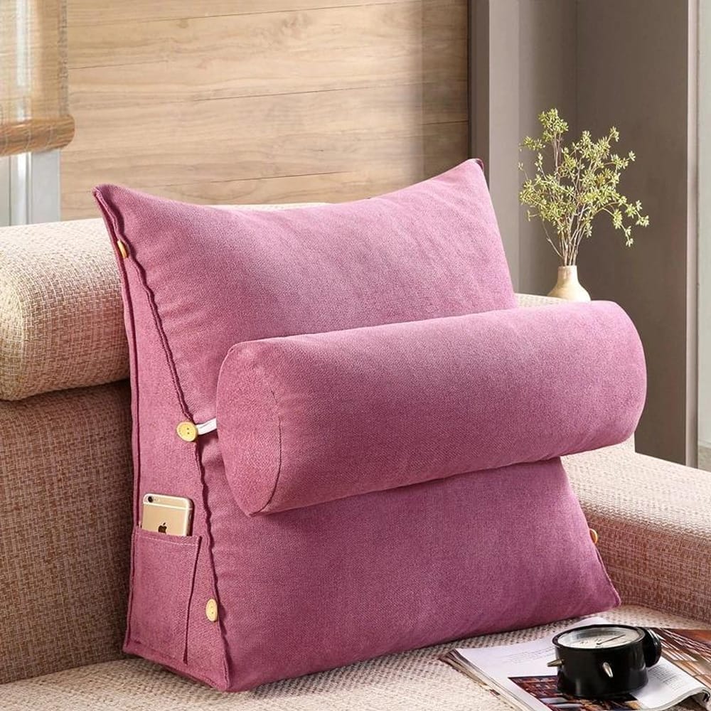 Back Support Cushion - Light Purple โ Back Support Cushions price in Pakistan