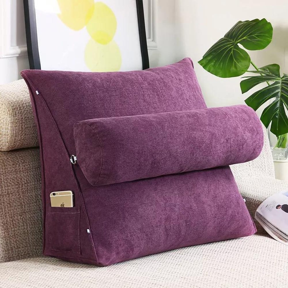 Back Support Cushion - Purple โ Back Support Cushions price in Pakistan