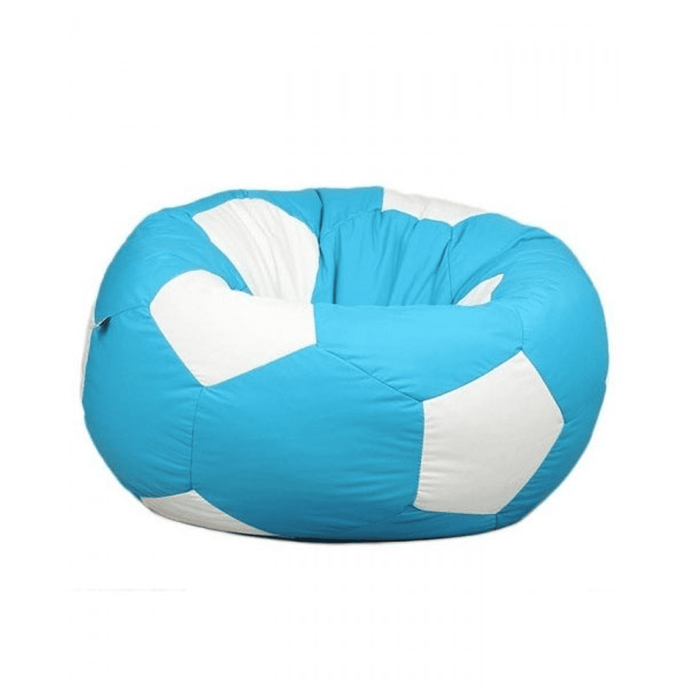 Premium Football Bean Bag - Sky Blue — Bean Bags price in Pakistan