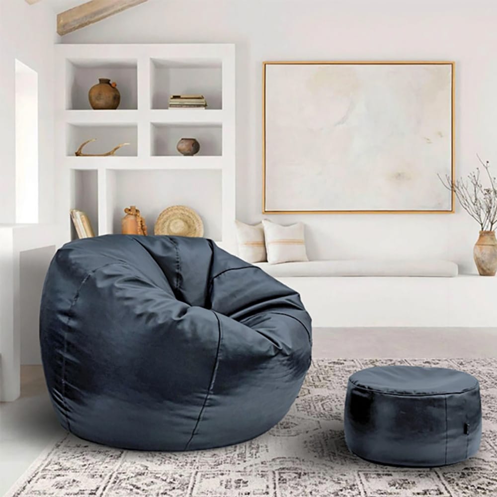 Premium Puffy Bean Bag - Grey — Bean Bags price in Pakistan