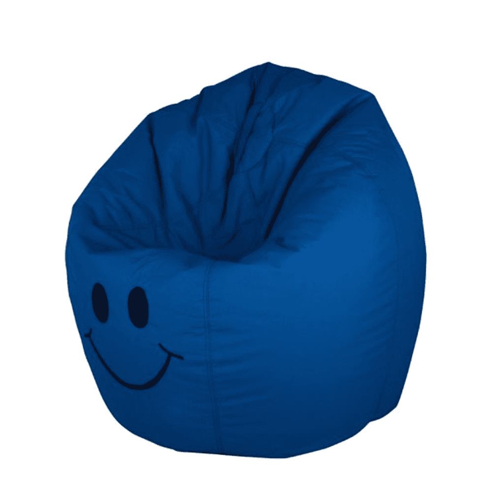 Smiley Face Bean Bag - Blue - 1 — Bean Bags price in Pakistan