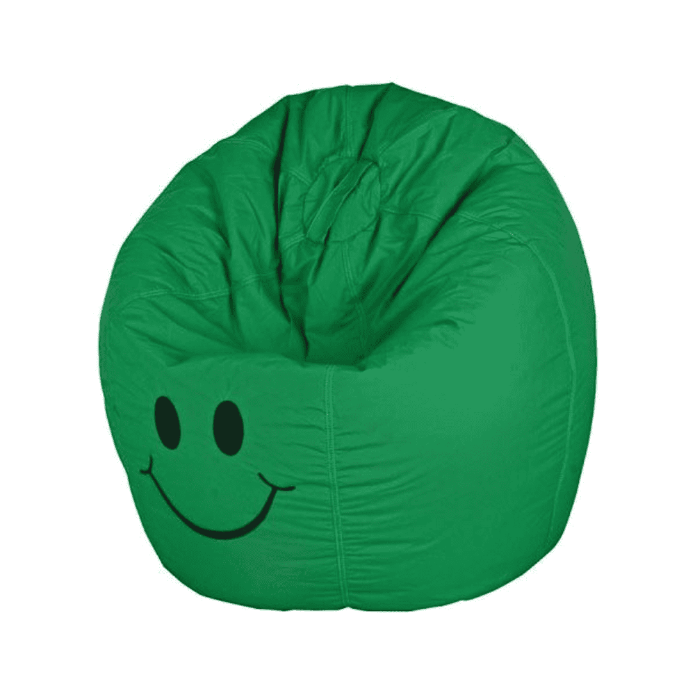 Smiley Face Bean Bag - Green - 2 — Bean Bags price in Pakistan