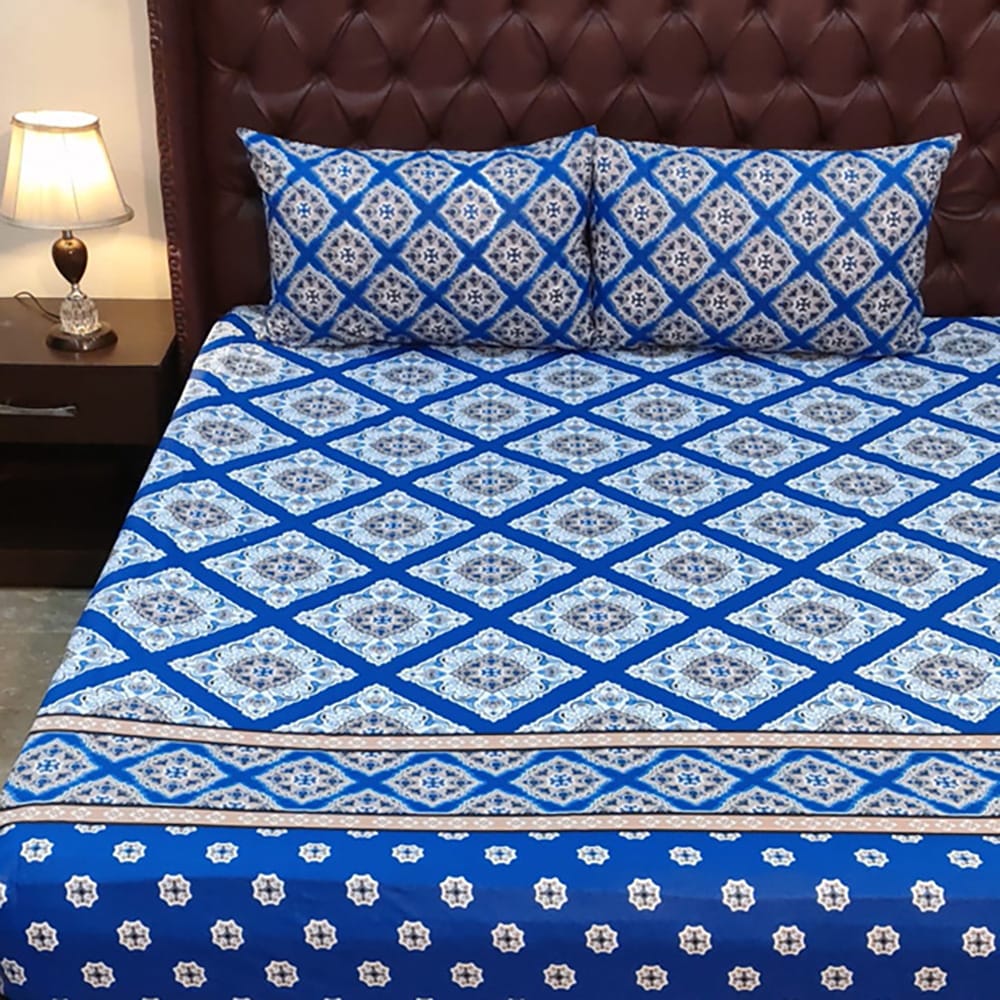 Midnight Blue Bed Sheet — Bed Sheets price in Pakistan