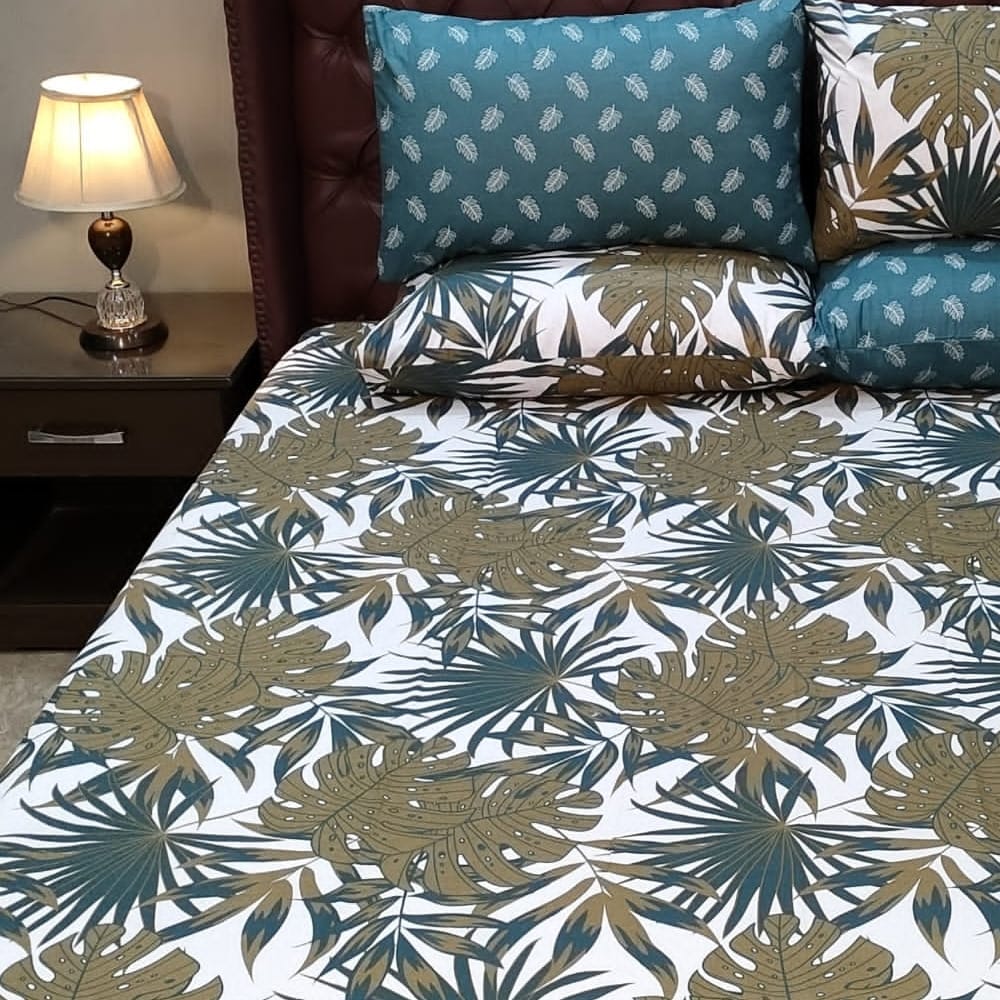 Palm leaf bed sheet — Bed Sheets price in Pakistan