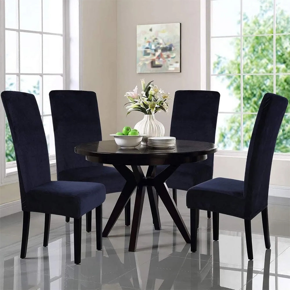 Velvet Chair Cover - Blue β Chair Covers price in Pakistan