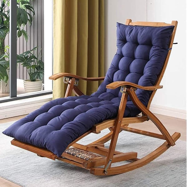 Rocking Chair Cushion โ Max Blue โ Chair Cushions price in Pakistan