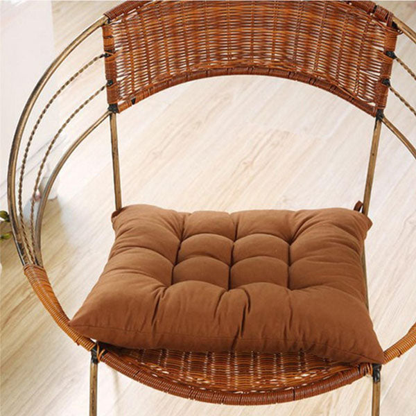 Dining Seat Pad Filled Chair Cushion โ Brown โ Chair Cushions price in Pakistan