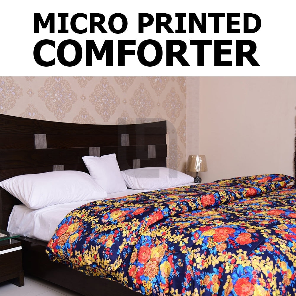 Micro Printed Comforter - Multi Rosetta — Comforter Sets price in Pakistan