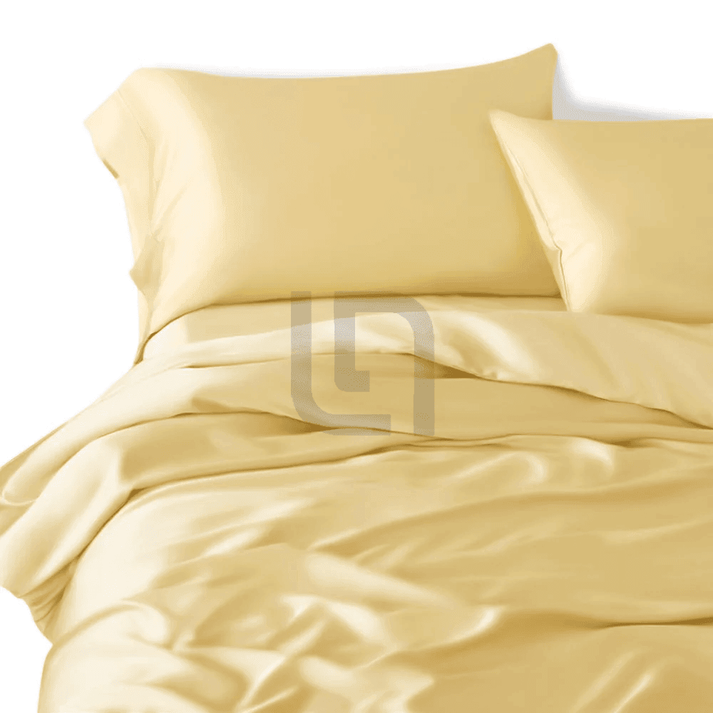 Silk Duvet Cover Set Yellow — view 2