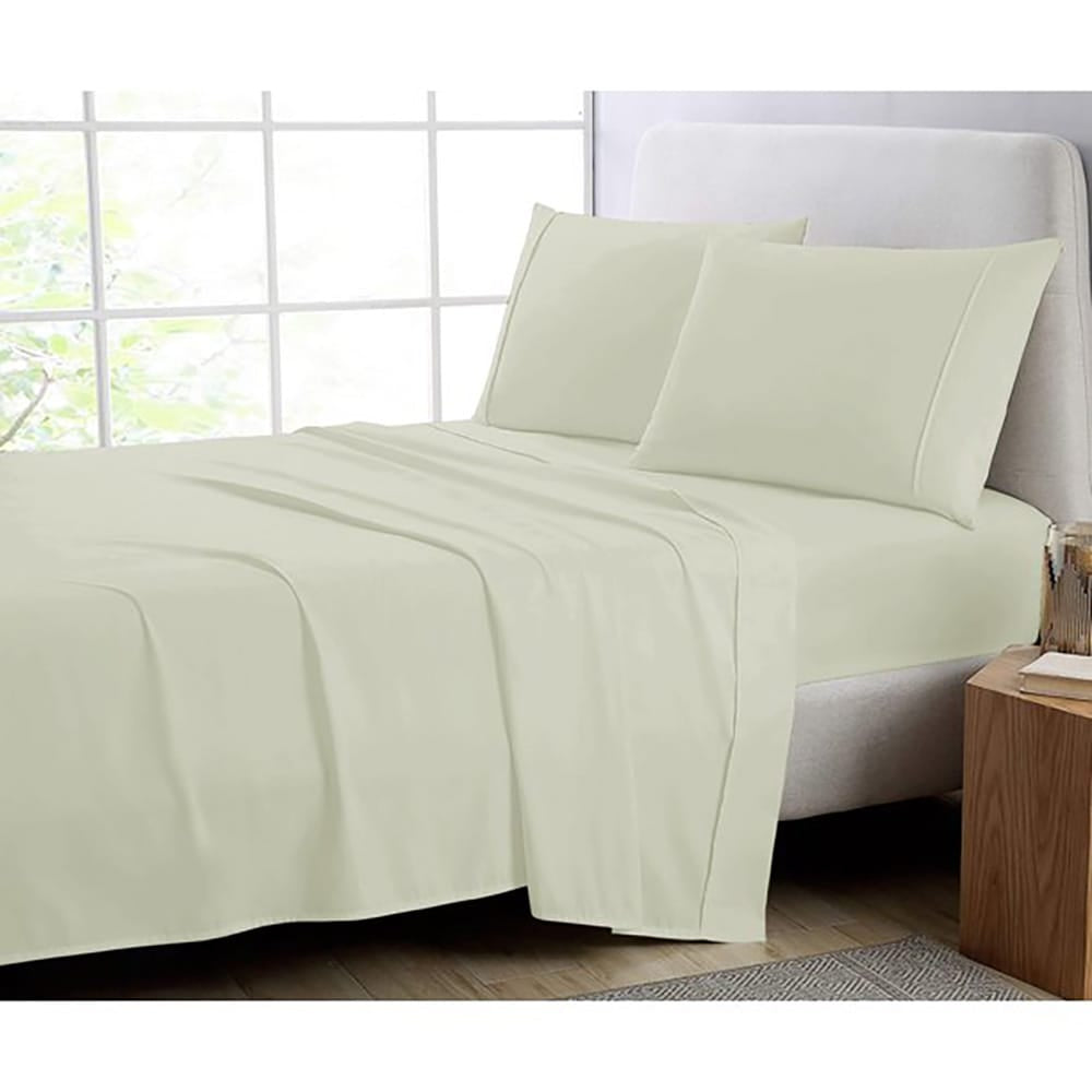 Cotton Fitted Sheet - Ivory - TC 150 — view 5
