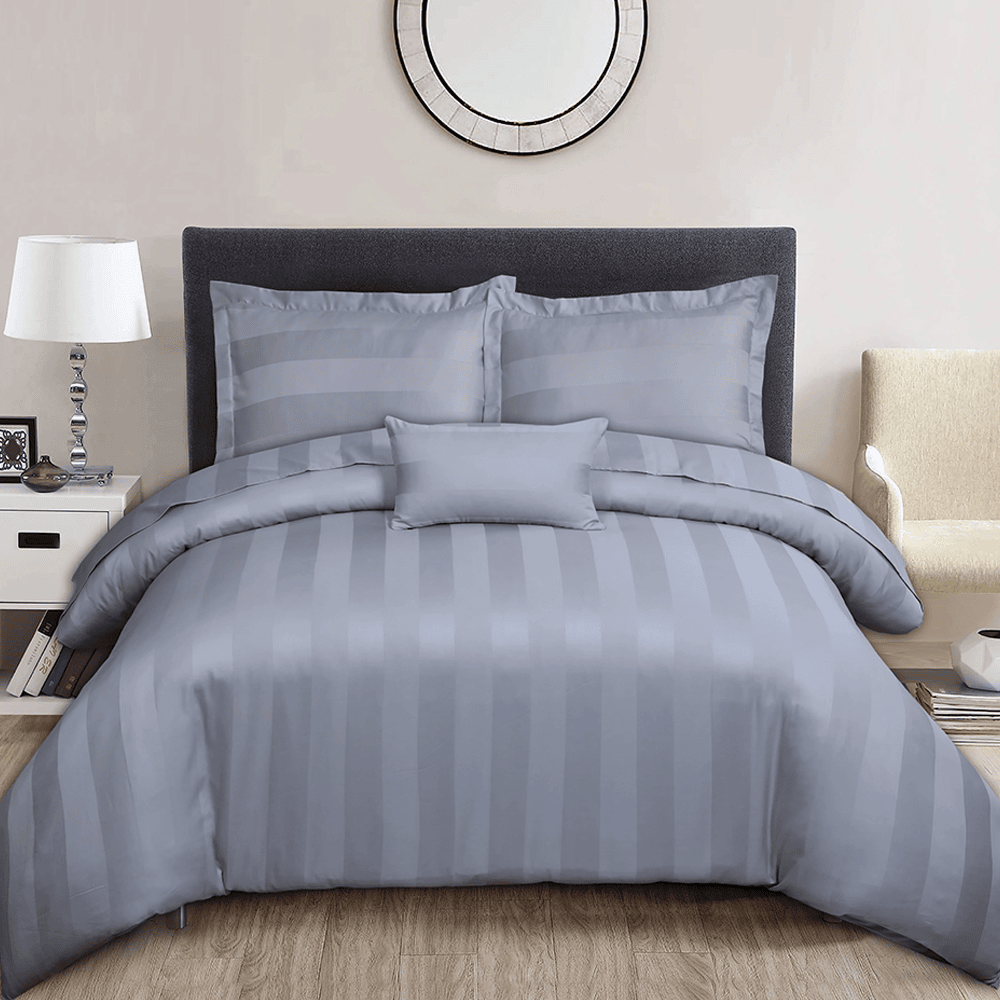 Premium Hotel Bedding - Light Grey - Cotton Satin TC250 โ Hotel Bedding price in Pakistan