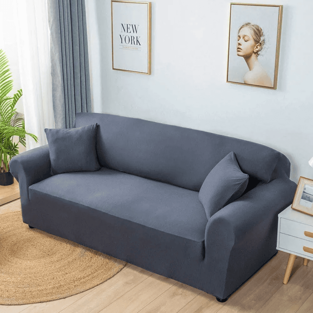 Jersey Sofa Cover - Grey — Jersey Sofa Covers price in Pakistan