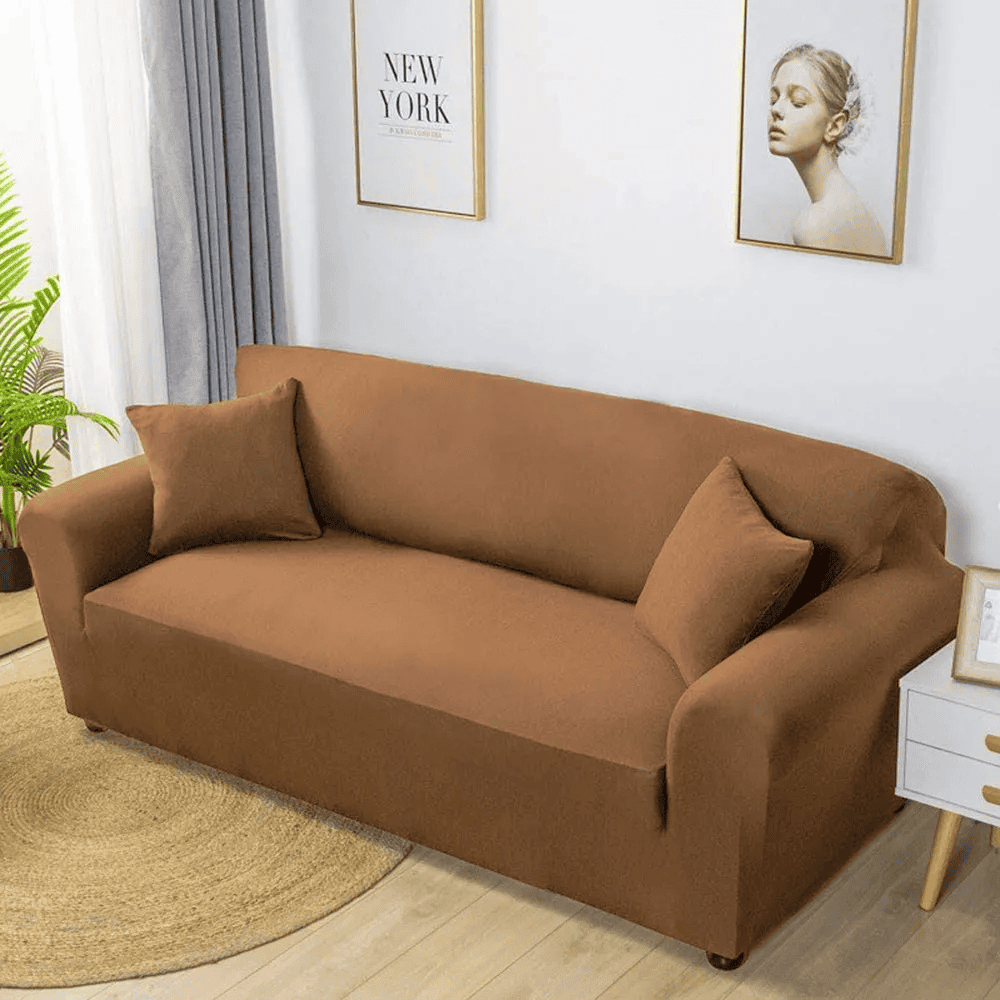 Jersey Sofa Cover - Mustard — Jersey Sofa Covers price in Pakistan