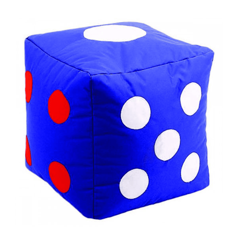 Dice Bean Bag - Blue — Kids Bean Bags price in Pakistan
