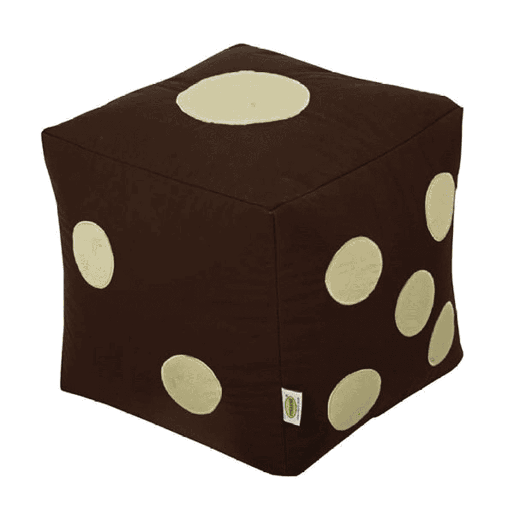 Dice Bean Bag - Brown — Kids Bean Bags price in Pakistan