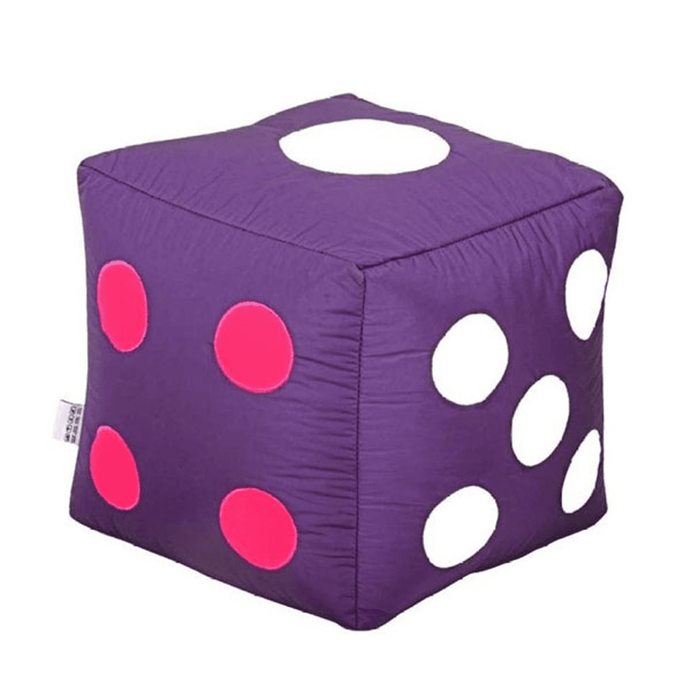 Dice Bean Bag - Purple — Kids Bean Bags price in Pakistan