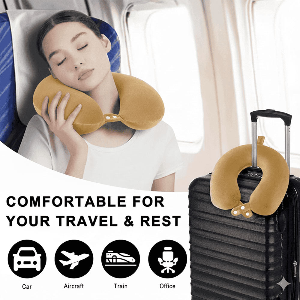 Neck Rest Pillow - Golden — view 2