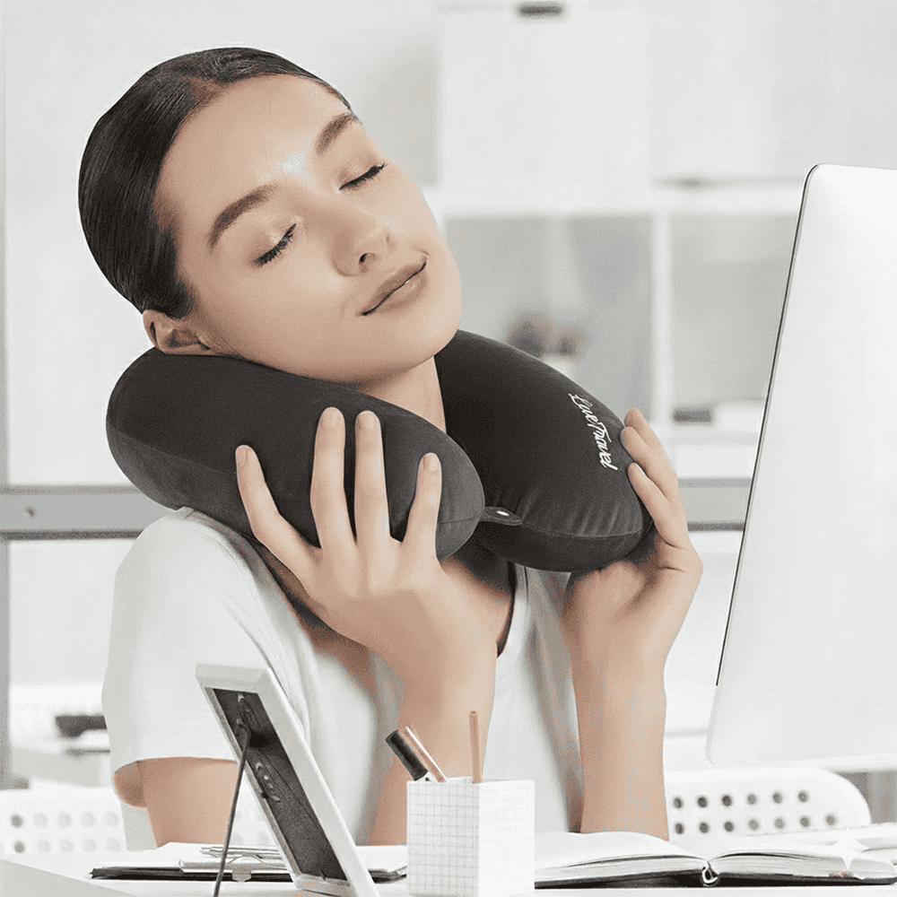Neck Rest Pillow - Grey โ Neck Rest Pillows price in Pakistan