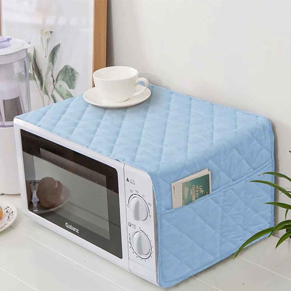 Quilted Microwave Oven Cover - Sky Blue — Oven Covers price in Pakistan