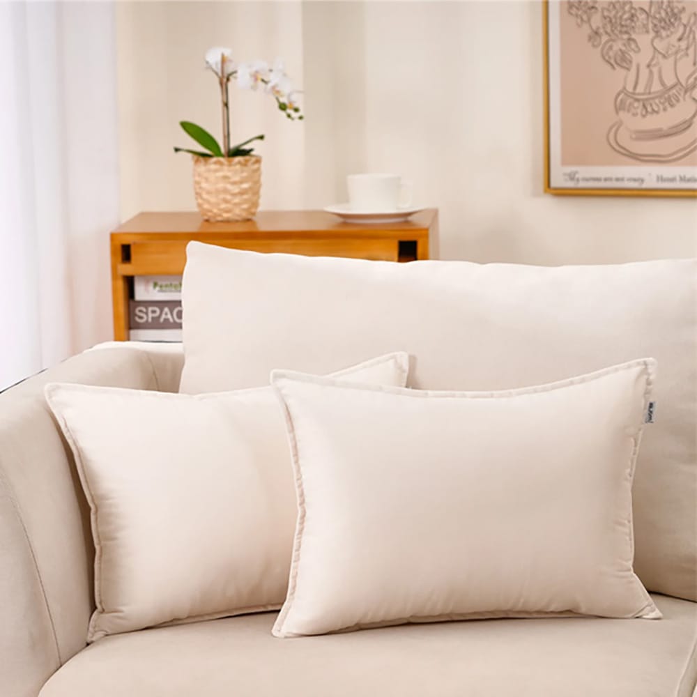 Premium Silk Pillow Covers β Off White β Pillow Covers price in Pakistan