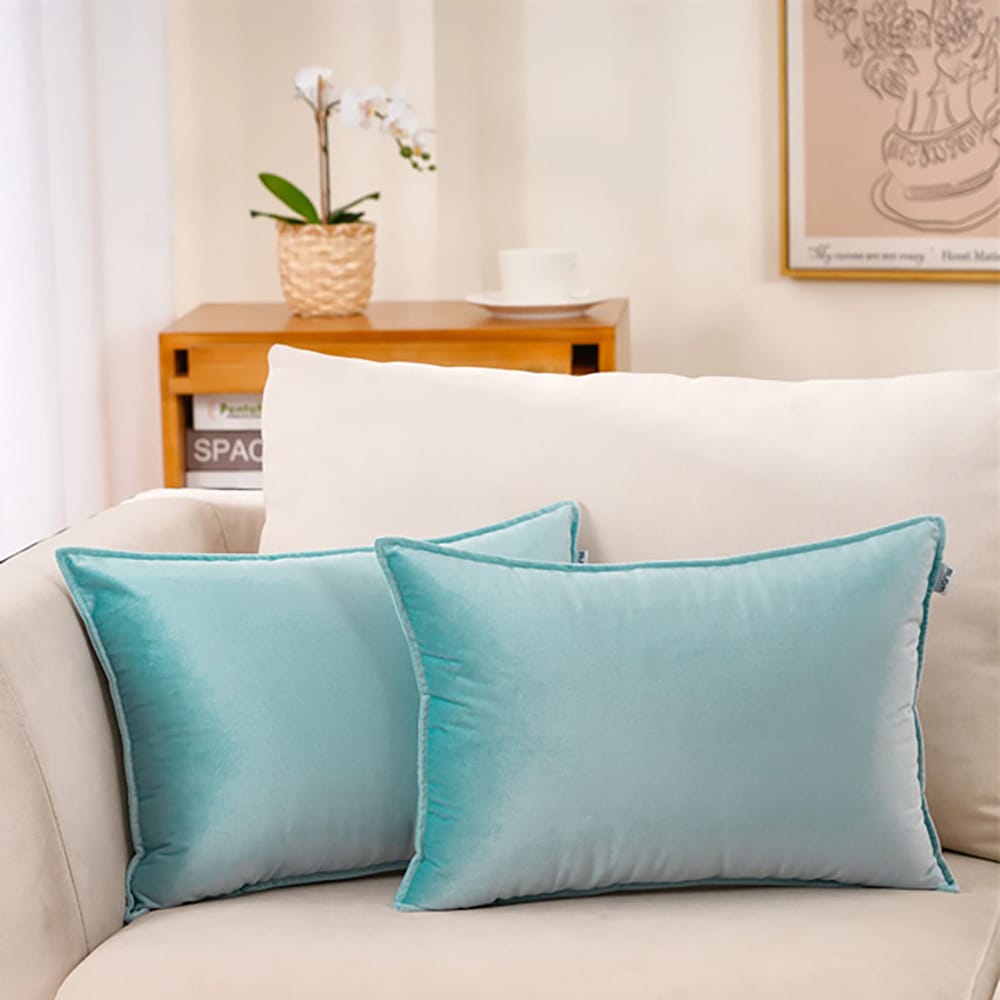 Premium Silk Pillow Covers β Teal β Pillow Covers price in Pakistan