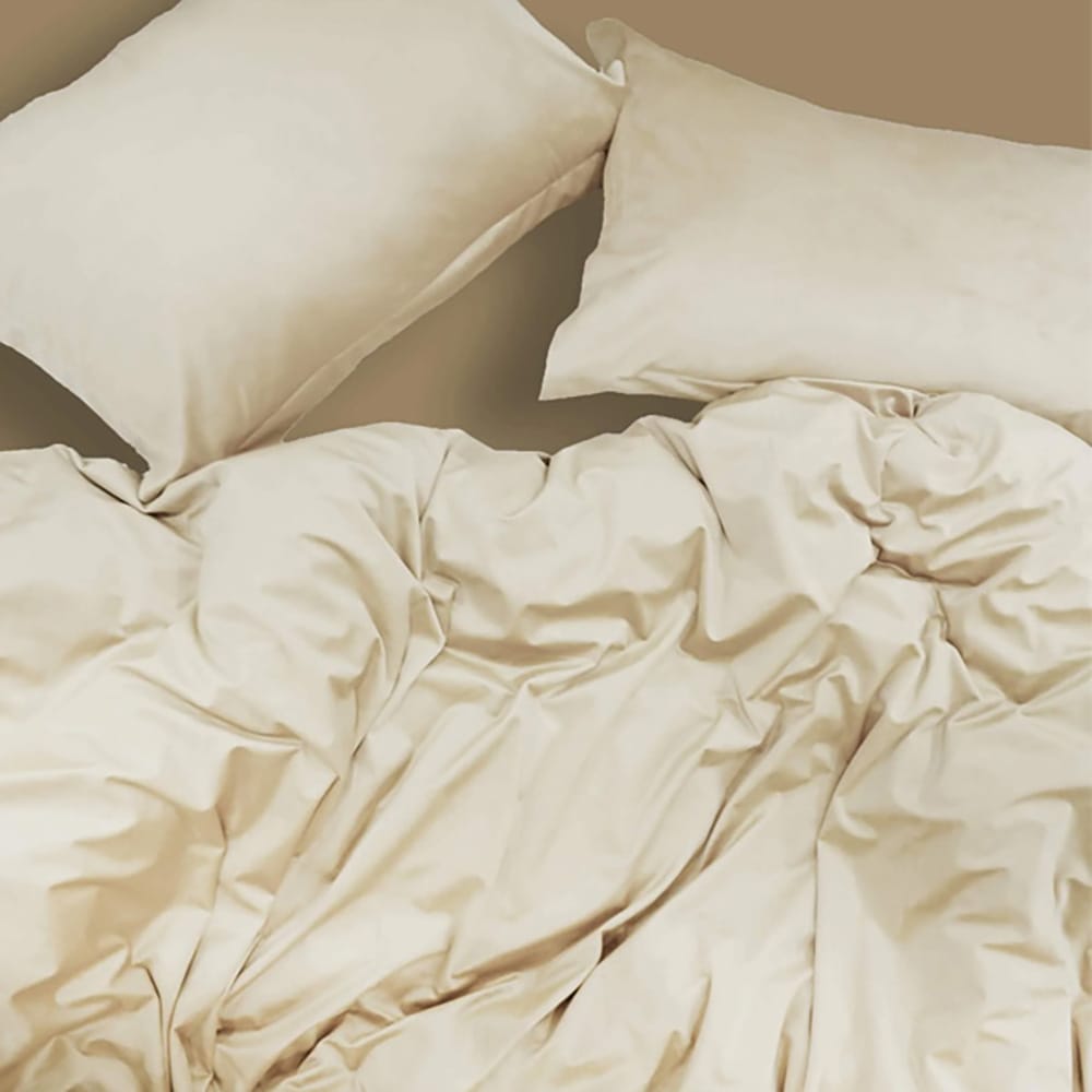 Velvet Quilt Cover - Beige — view 2