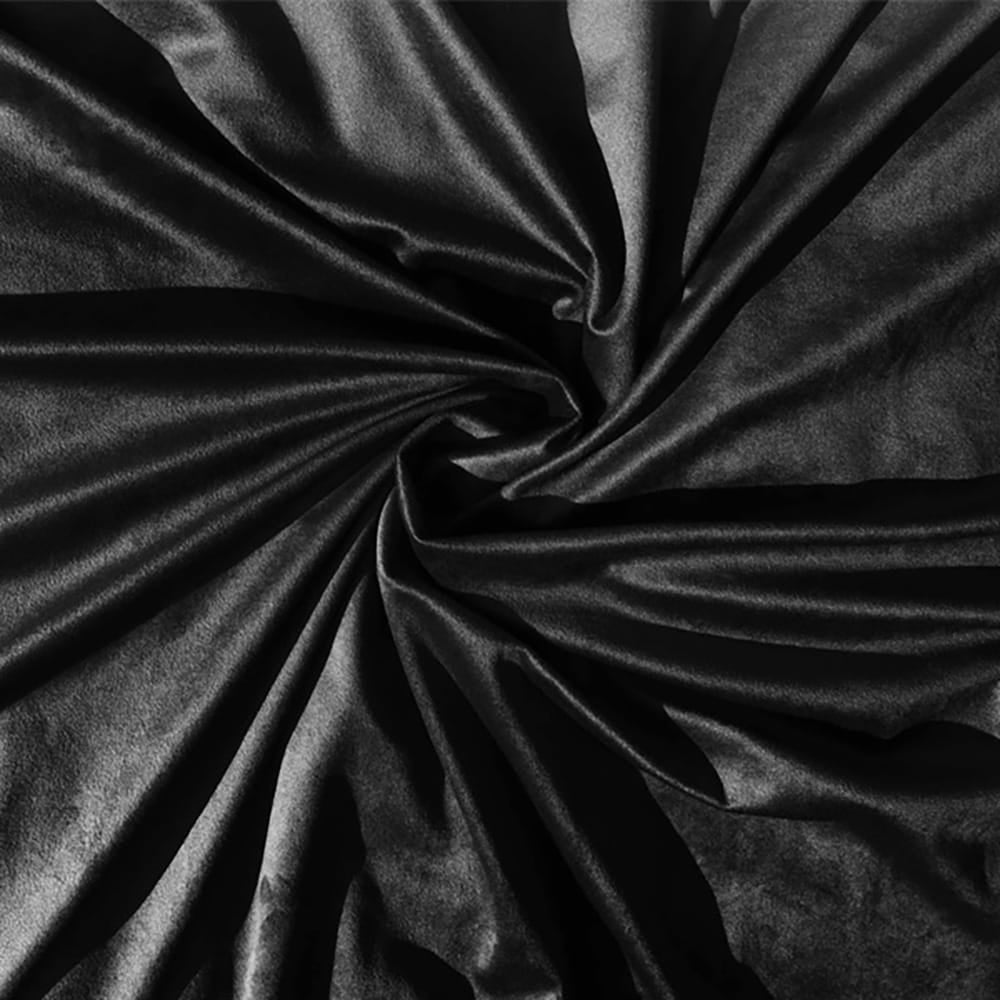 Velvet Quilt Cover - Black — view 2
