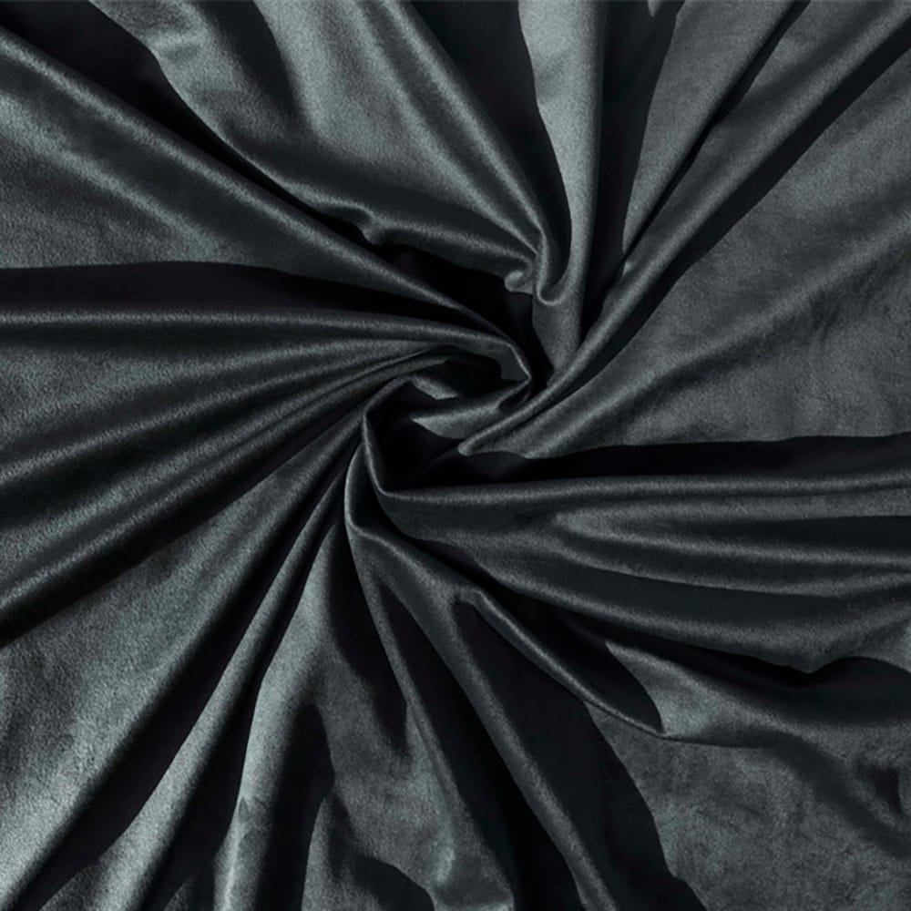 Velvet Quilt Cover - Charcoal — view 3