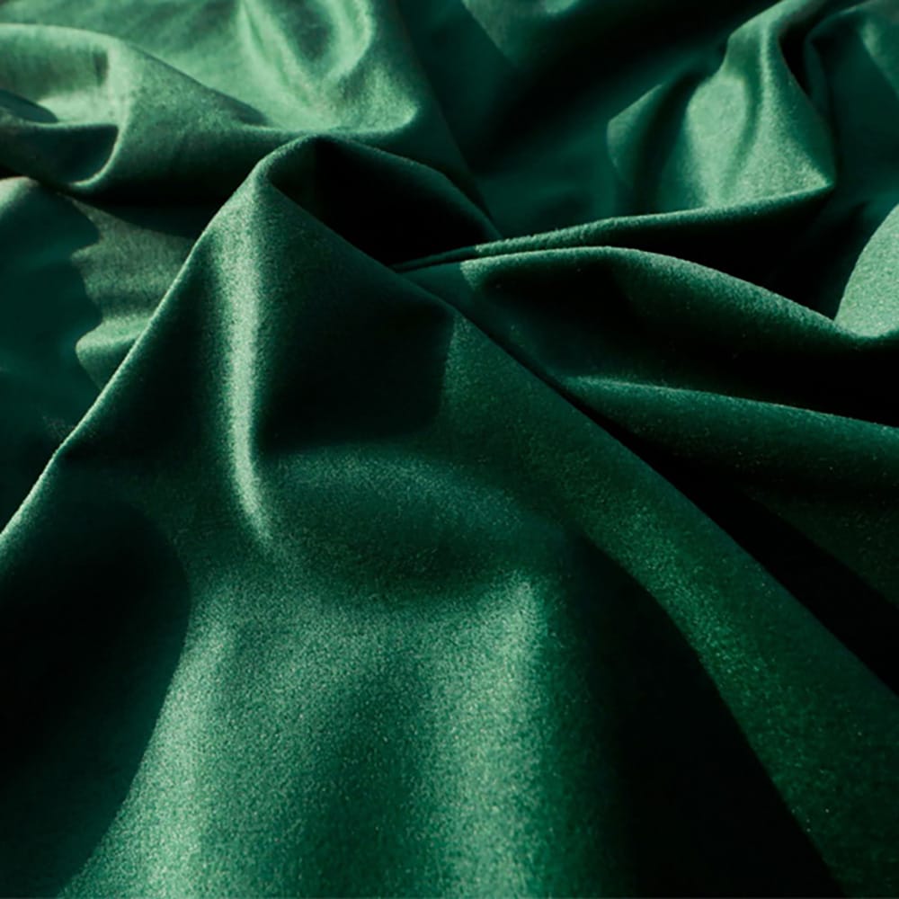 Velvet Quilt Cover - Green — view 4