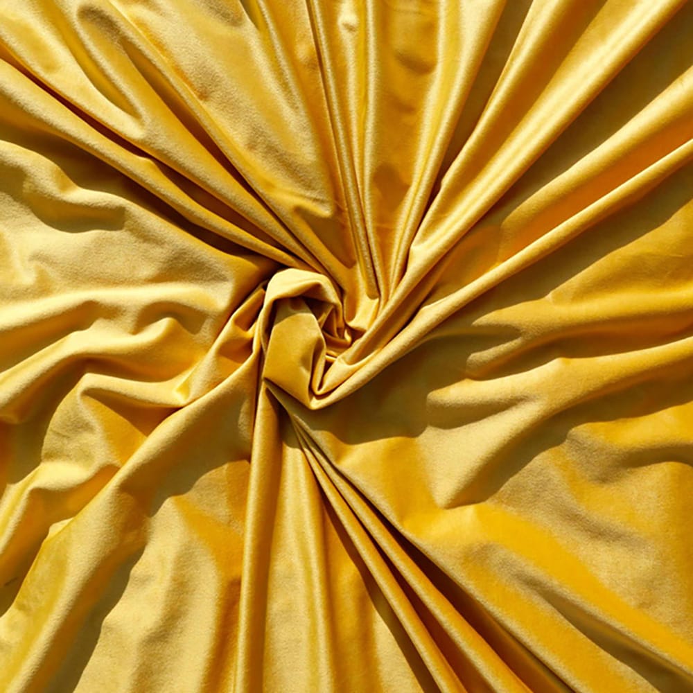 Velvet Quilt Cover - Yellow — view 3
