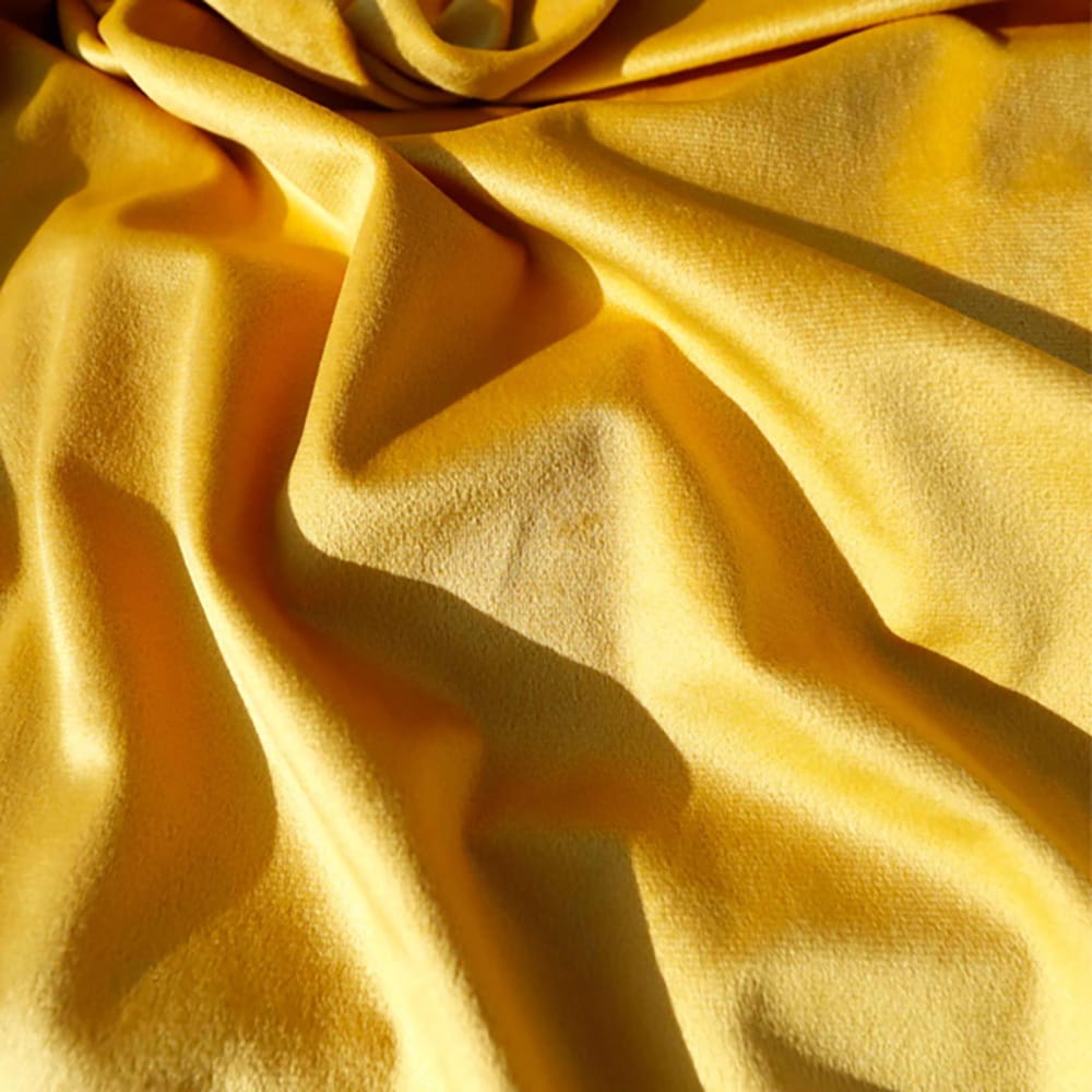 Velvet Quilt Cover - Yellow — view 4