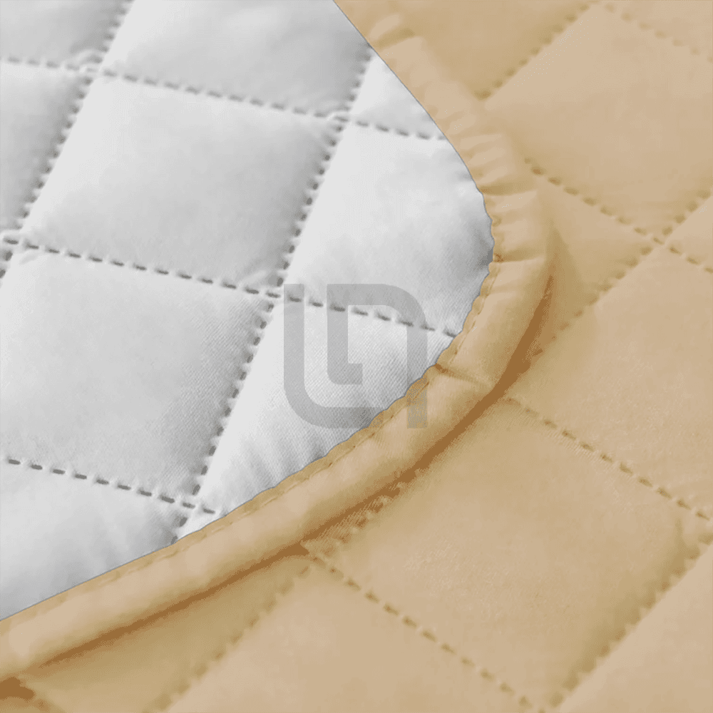 Quilted Non-Slip Box Sofa Cover - Sand — view 2