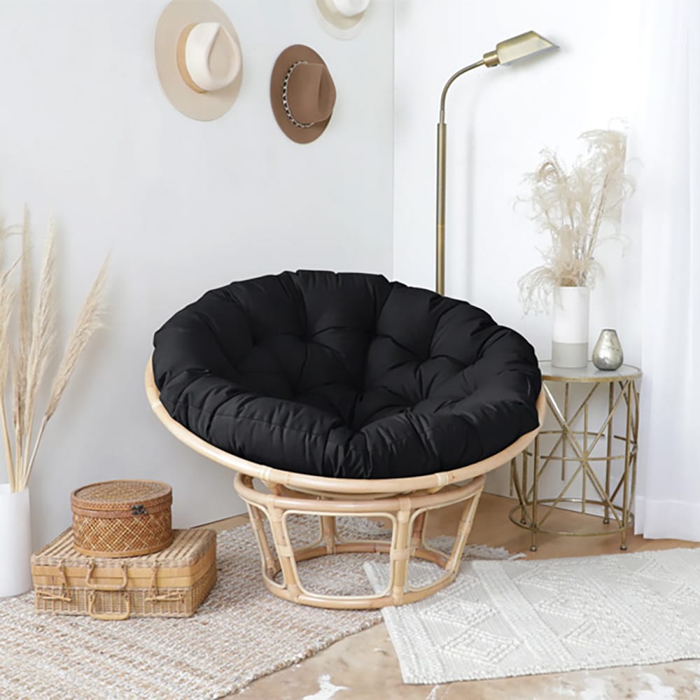 Papasan Seat Cushion – Black — Seat Cushions price in Pakistan