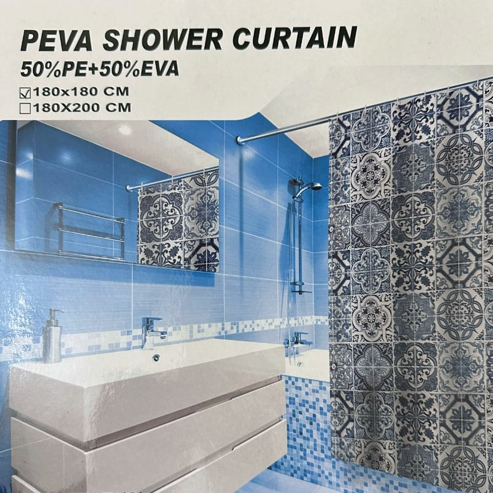 PEVA Waterproof Bathroom Shower Curtain – Antique — Shower Curtains price in Pakistan