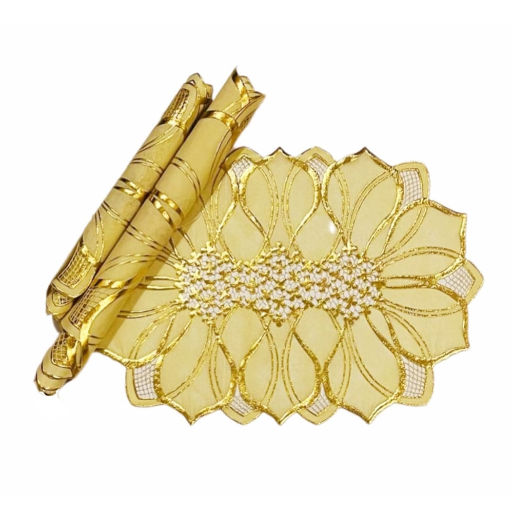 3 pc Coaster Table Mat Set Golden β Table Mats price in Pakistan