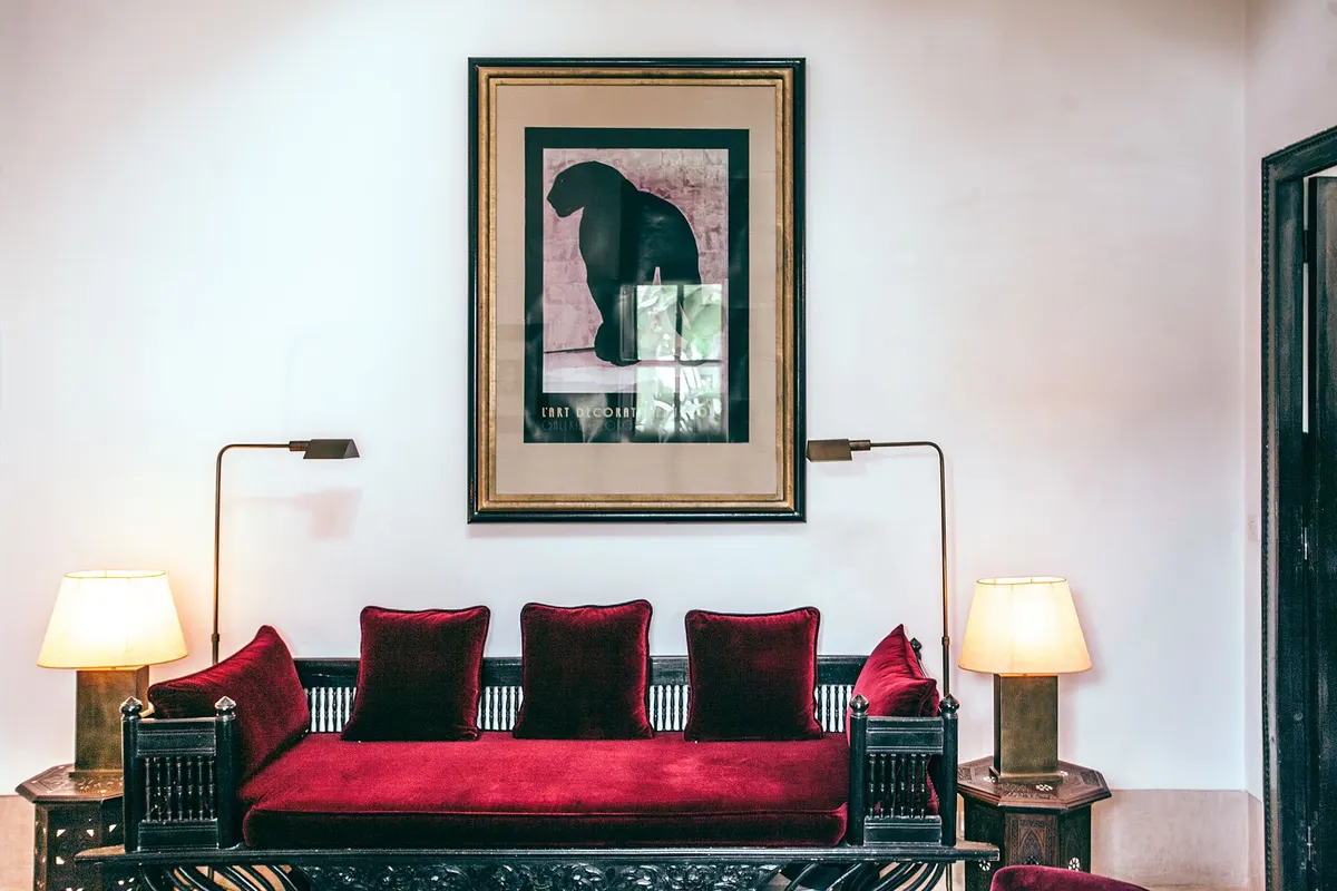 Freshly repaired and reupholstered sofa in a living room — A-12, Islamabad