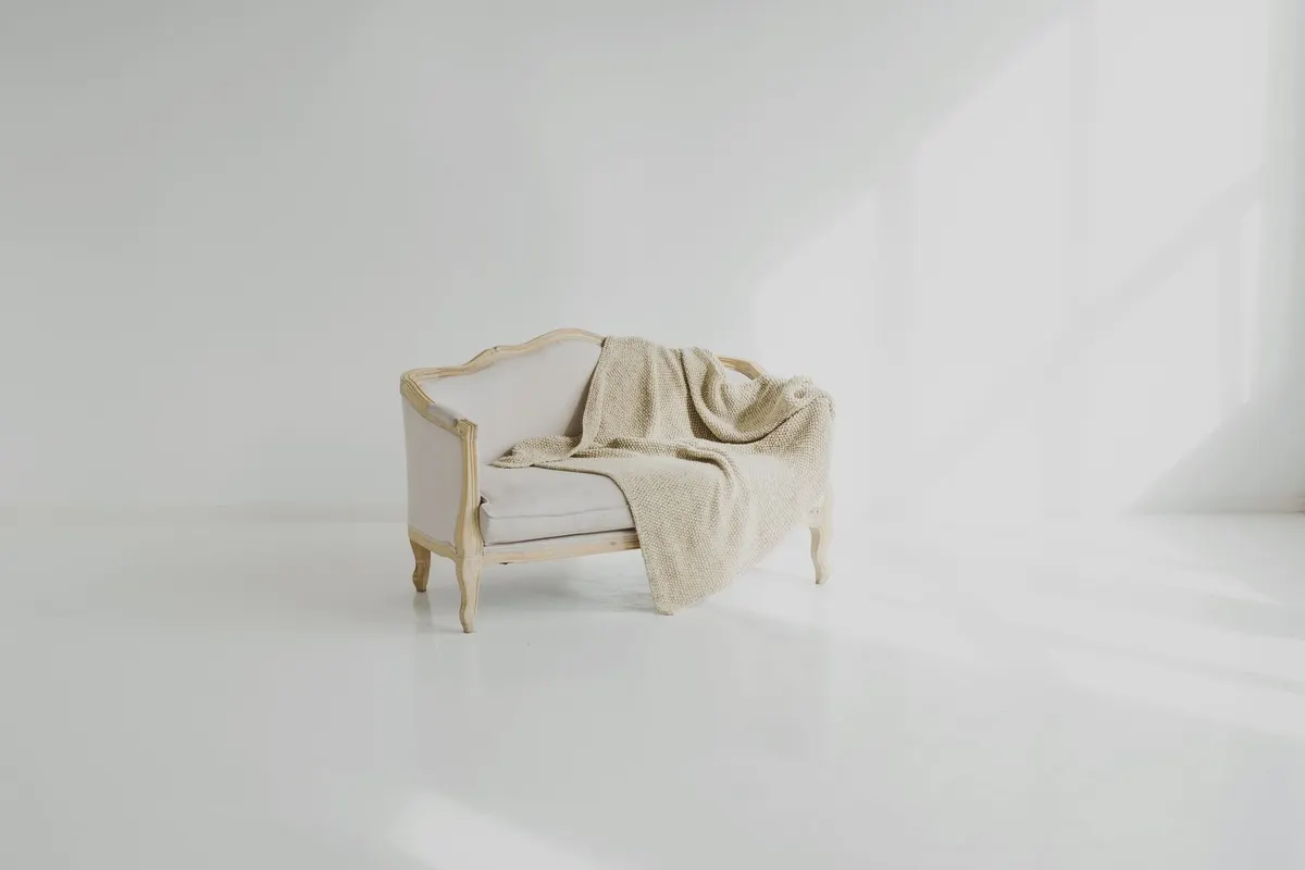 Wooden sofa repair and polish